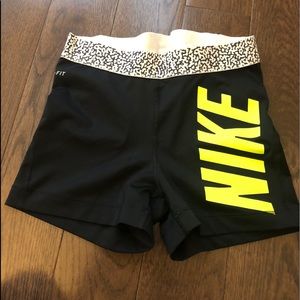 Nike workout shorts, size S.